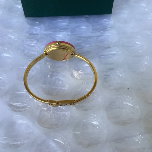 Vintage Gucci 11/12.2 Interchangeable Bezel Bangle Watch Petite Great Condition - Picture 6 of 6